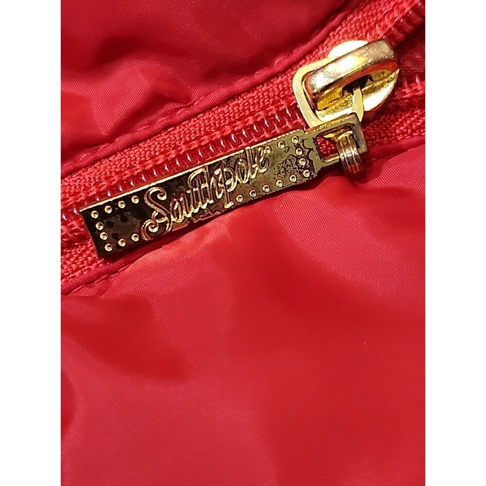 Southpole Puffer Jacket Coat‎ Parka Red Mens Zipper Hooded Warmth Extra Large - Picture 6 of 9